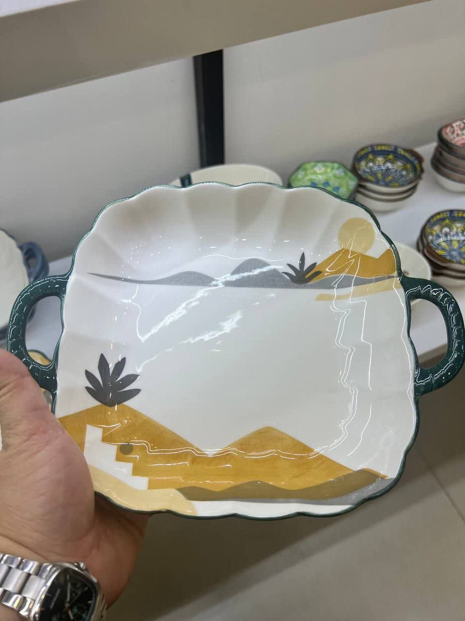 ✨نام کالا:   تابه دو دسته   ✨جنس چینی درجه یک    در دو طرح   ✨مناسب برای پذیرای   ✨ کار شیک و لوکس  ✨محصول با کیفیت وارداتی   💵قیمت:   ‌🆔کانال فروشگاه :   https://eitaa.com/dreamhouse59  آیدی جهت ثبت سفارش👇🏻 @dreamak